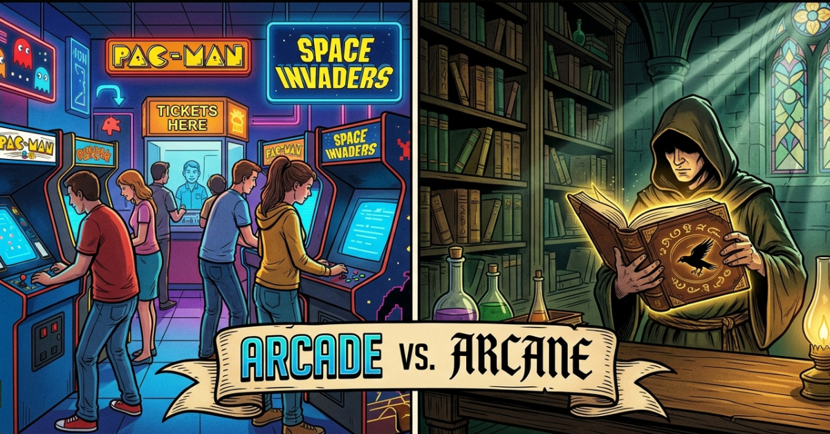 Arcade vs Arcane: Meaning, Differences & Uses Explained