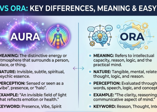 Aura vs Ora: Key Differences, Meaning & Easy Guide