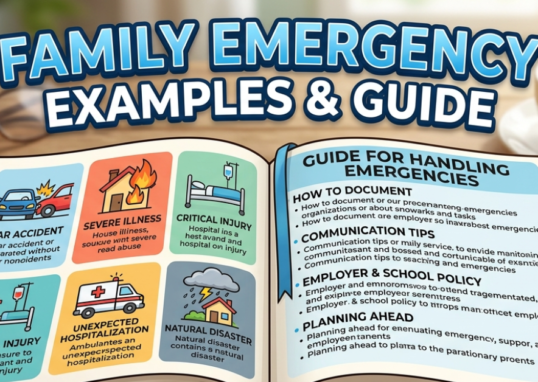Family Emergency Examples Text: Best Samples & Guide