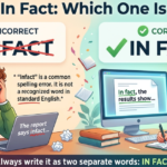 Infact or In Fact: Which One Is Correct?