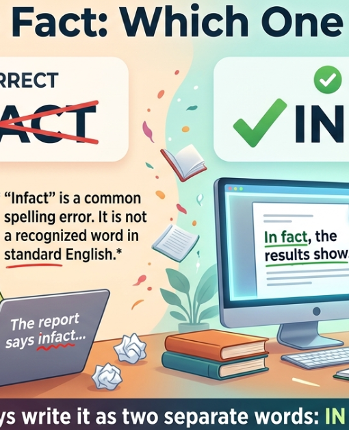 Infact or In Fact: Which One Is Correct?