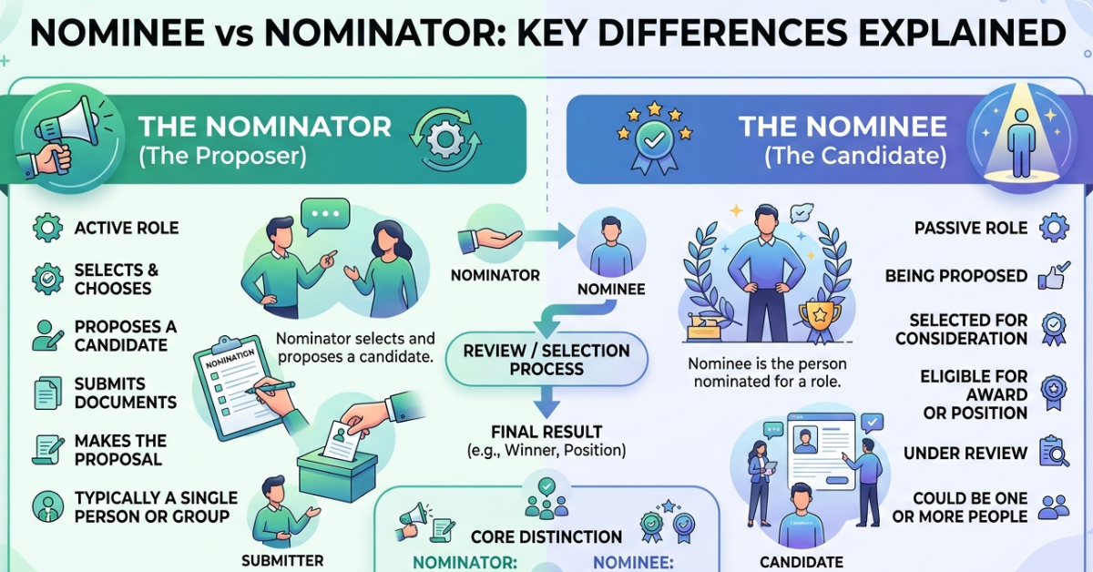 Nominee vs Nominator: Key Differences Explained