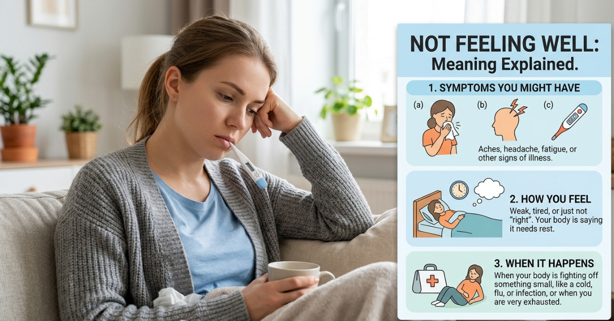 Not Feeling Well Meaning Explained in Simple Words