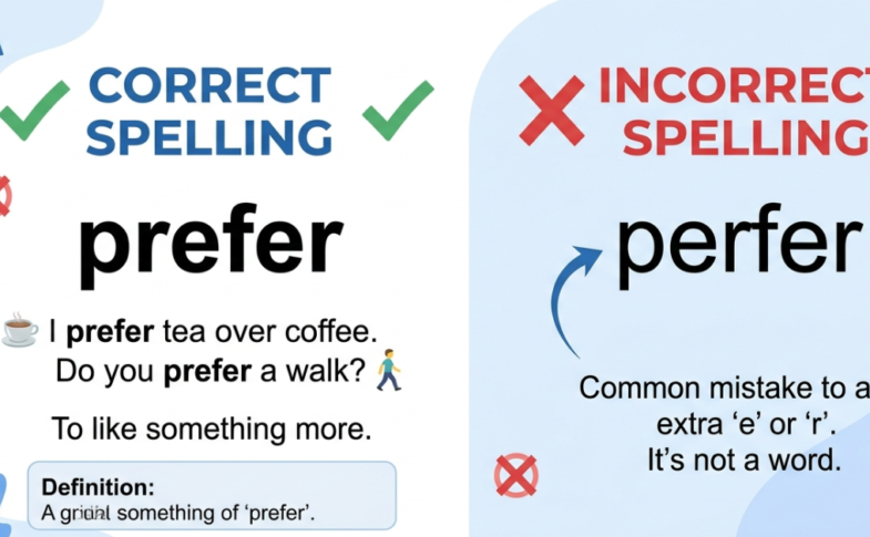 Prefer or Perfer: Correct Spelling Explained Simply