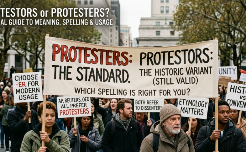 Protestors or Protesters: Meaning, Spelling & Usage Guide