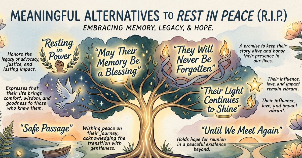 Rest in Peace Alternatives: Meaningful Phrases Explained