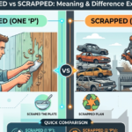 Scraped vs Scrapped: Meaning & Difference Explained
