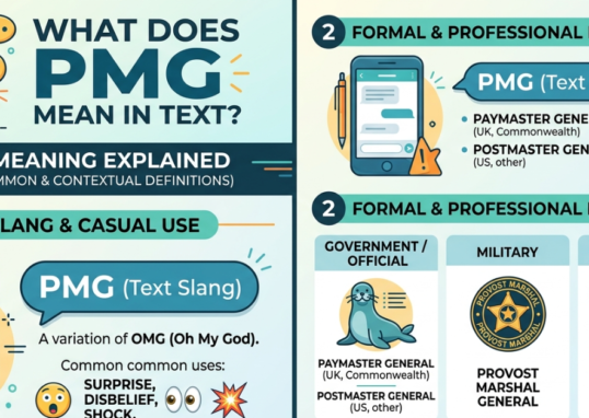 What Does PMG Mean in Text? Full Meaning Explained