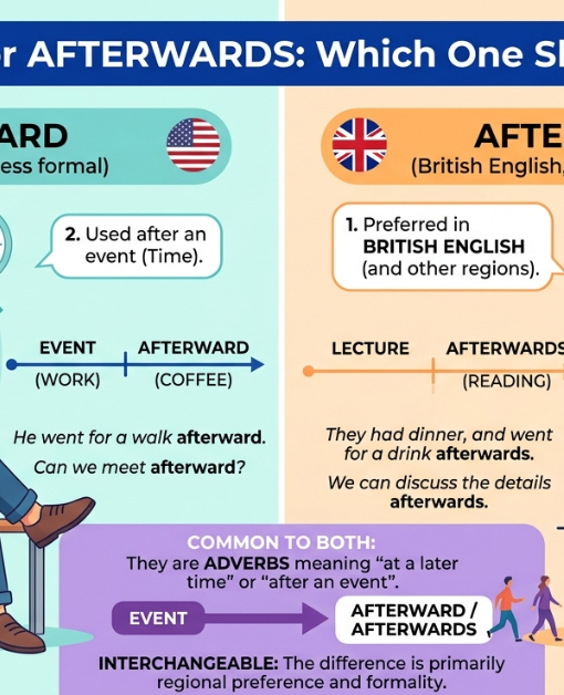 Afterward or Afterwards: Which One Should You Use?