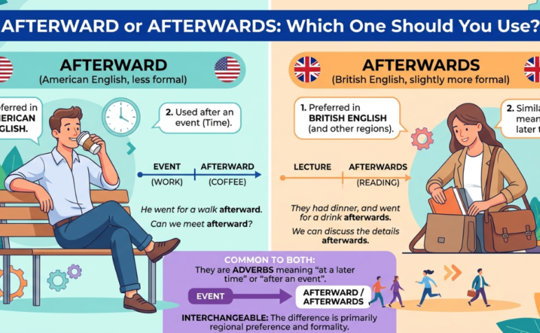 Afterward or Afterwards: Which One Should You Use?