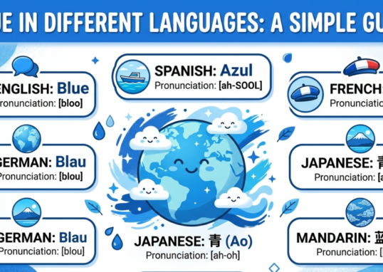 Blue in Different Languages: A Simple Guide