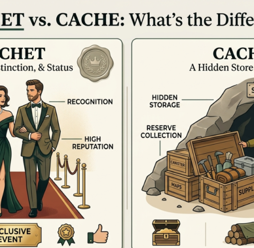 Cachet vs Cache: What's the Difference?