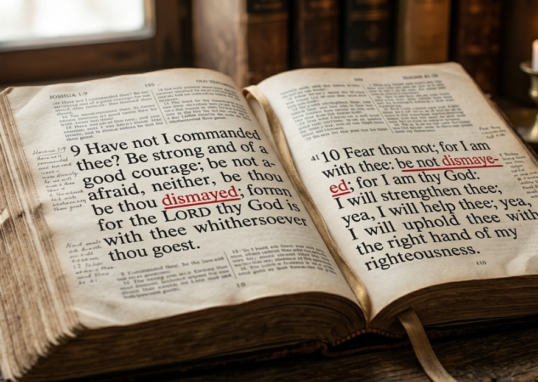 Dismayed Meaning in the Bible: What It Really Means