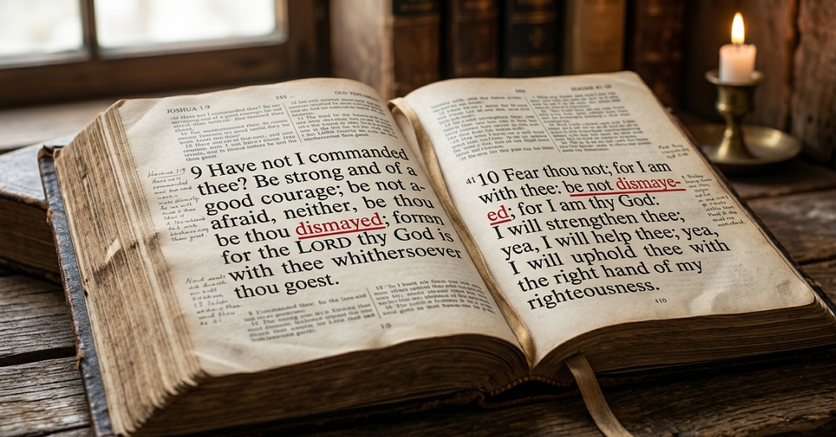 Dismayed Meaning in the Bible: What It Really Means