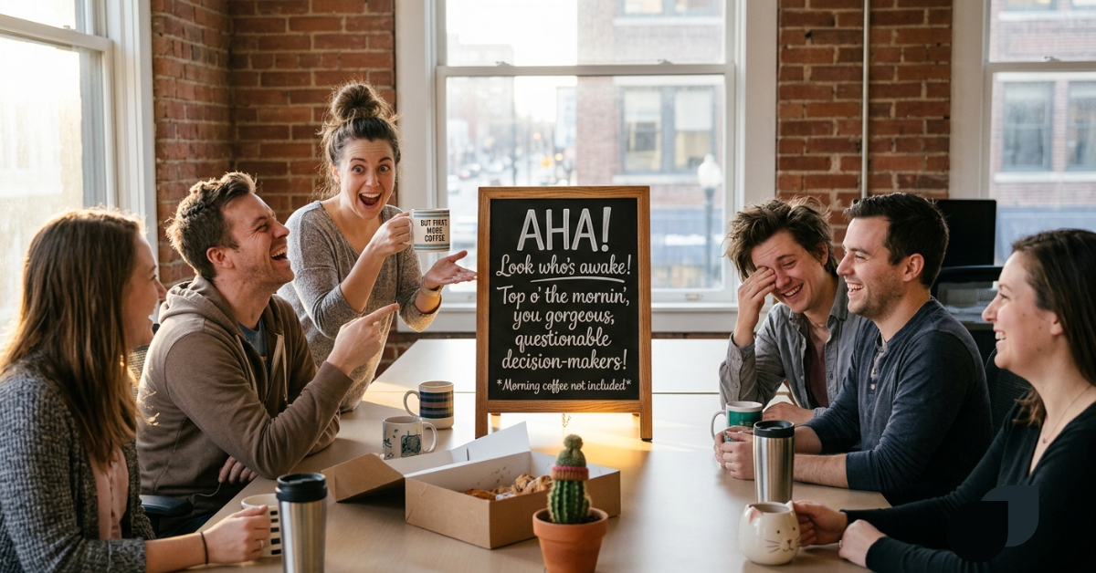 Funny Ways to Say Good Morning That Make People Smile