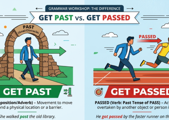 Get Past or Get Passed: The Clear Grammar Difference