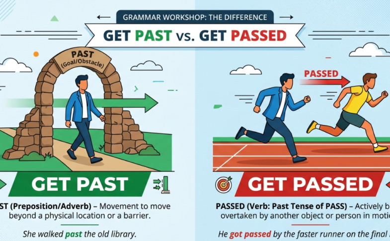 Get Past or Get Passed: The Clear Grammar Difference