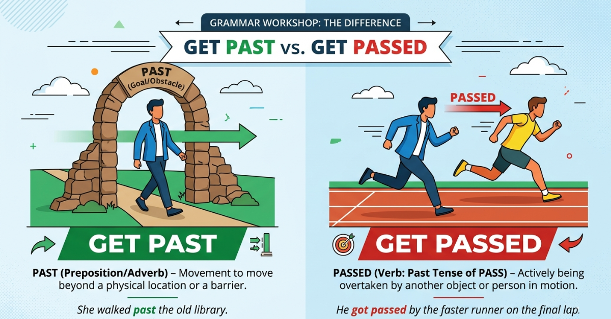Get Past or Get Passed: The Clear Grammar Difference