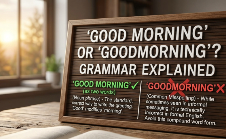 Good Morning or Goodmorning? Grammar Explained
