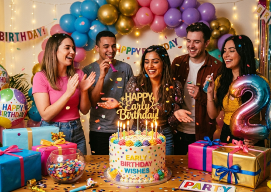 Happy Early Birthday Wishes, GIFs, Images & Memes