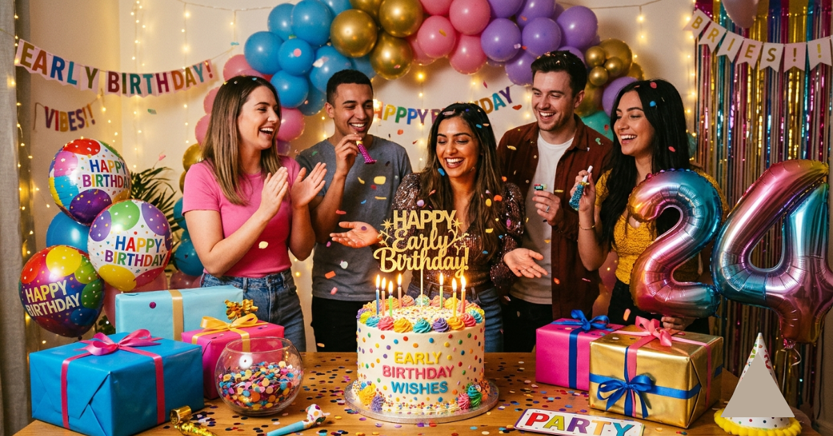 Happy Early Birthday Wishes, GIFs, Images & Memes