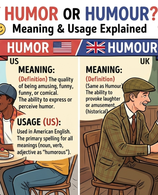 Humor or Humour: Meaning & Usage Explained