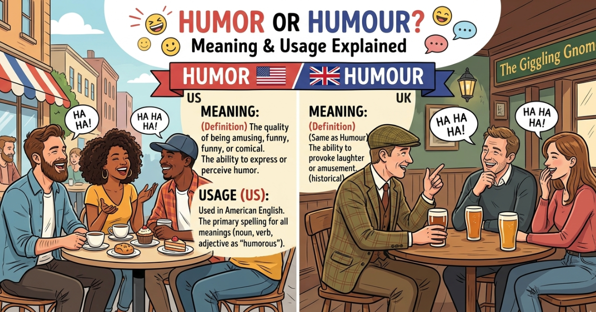Humor or Humour: Meaning & Usage Explained