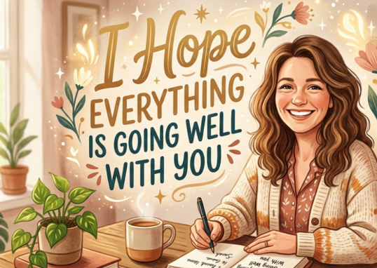 I Hope Everything Is Going Well With You Meaning