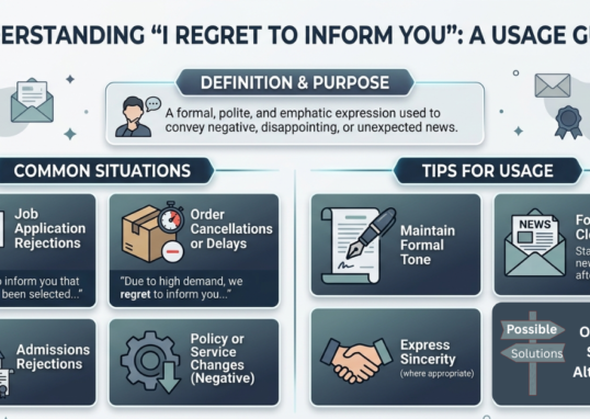 I Regret to Inform You Meaning and Usage Guide