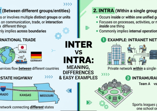 Inter vs Intra: Meaning, Differences & Easy Examples