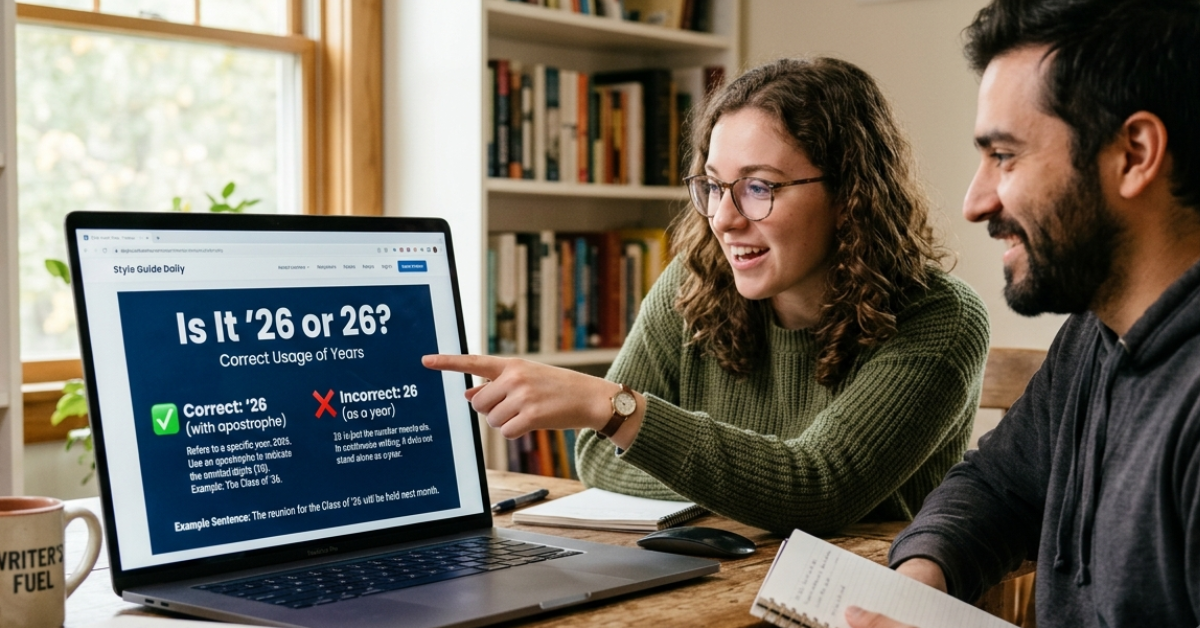 Is It ’26 or 26? How to Write It Correctly