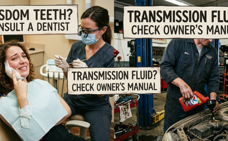 Is It Recommended? Wisdom Teeth and Transmission Fluid