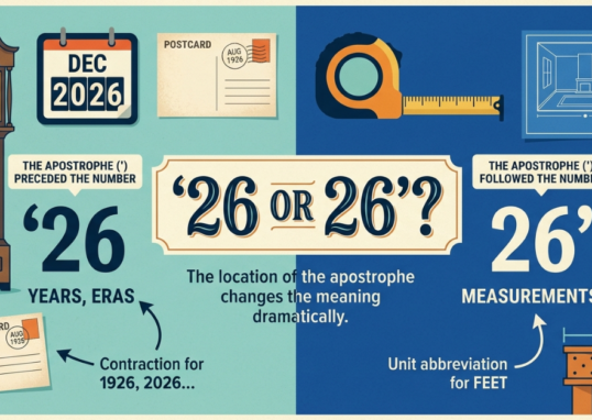 Is it 26' or '26? Meaning & Correct Usage Explained