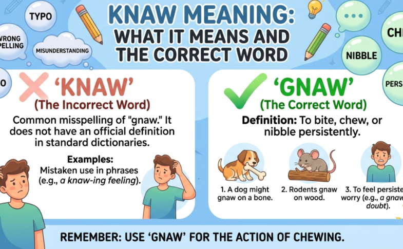 Knaw Meaning: What It Means and the Correct Word