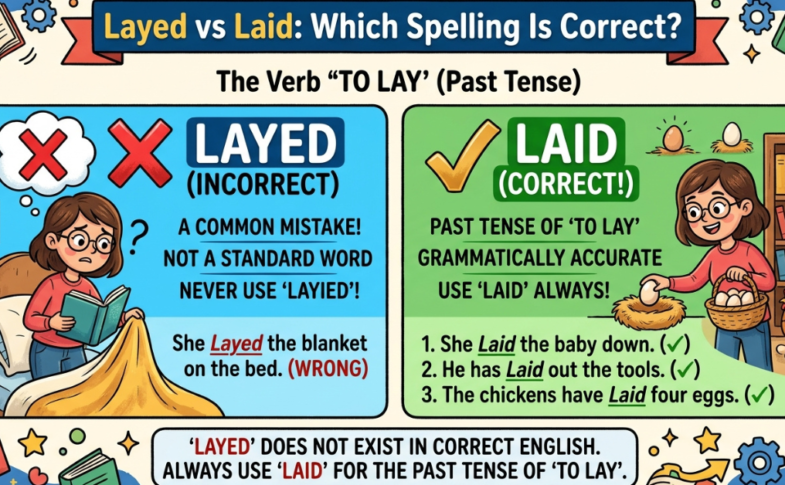 Layed vs Laid: Which Spelling Is Correct?