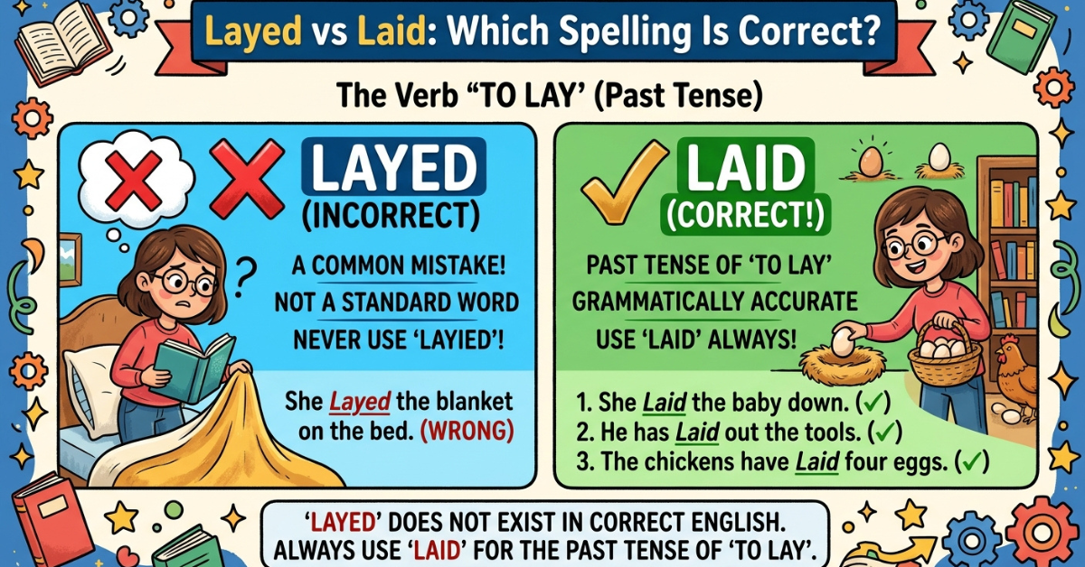 Layed vs Laid: Which Spelling Is Correct?