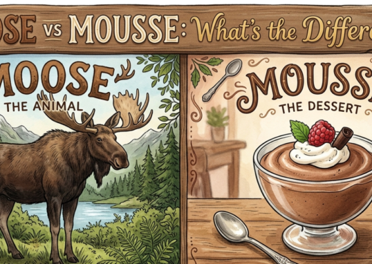 Moose vs Mousse: What’s the Difference?