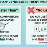 No Later Than or Then: Which One Is Correct?