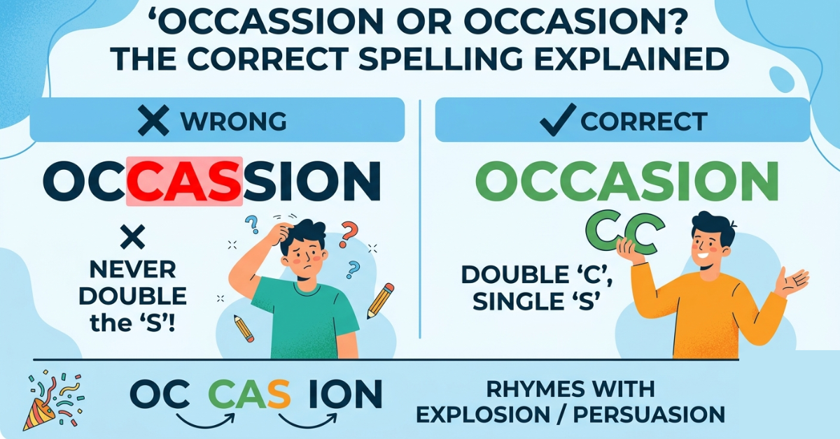Occassion or Occasion? The Correct Spelling Explained