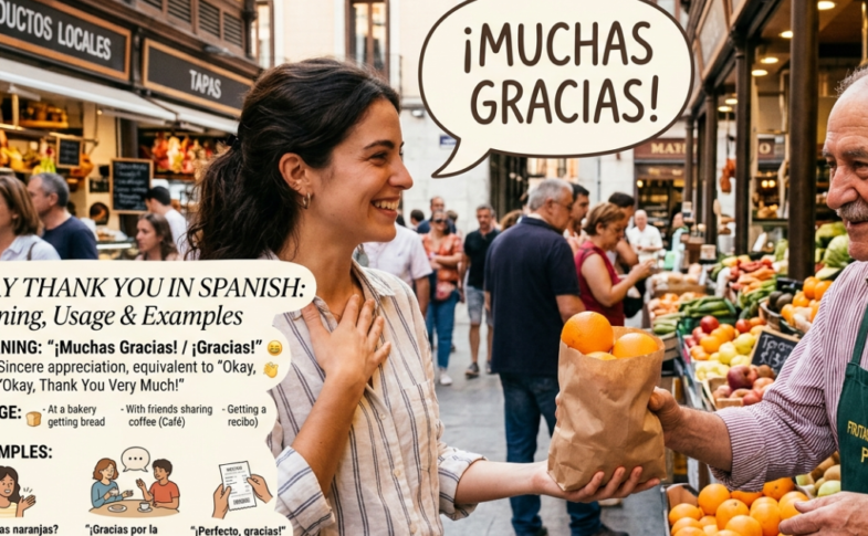 Okay Thank You in Spanish: Meaning, Usage & Examples