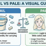 Pail vs Pale: Meaning, Differences & Easy Guide