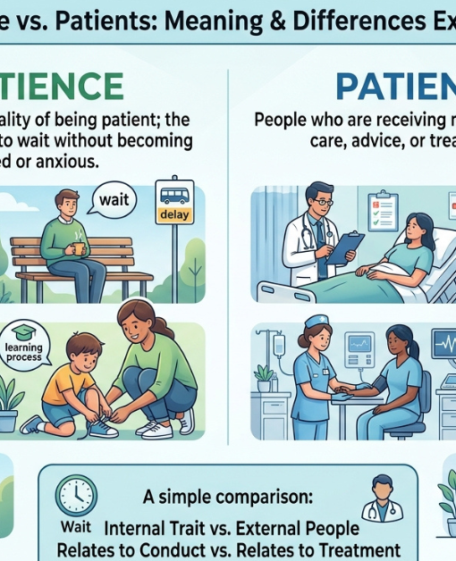Patience vs Patients: Meaning & Differences Explained