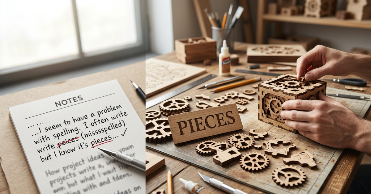 Peices or Pieces? Meaning, Uses, and Examples