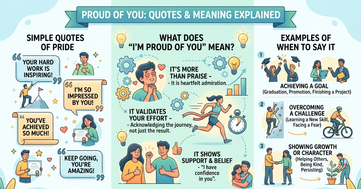 Proud of You Quotes & Meaning Explained Simply