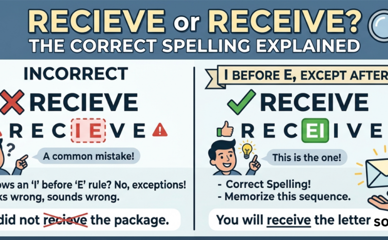 Recieve or Receive? The Correct Spelling Explained