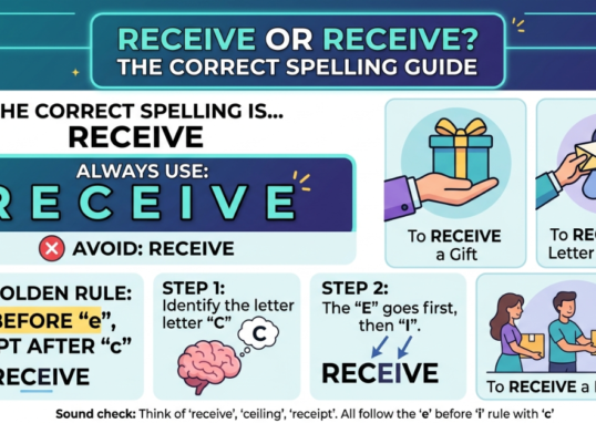 Recieve or Receive? The Correct Spelling Guide