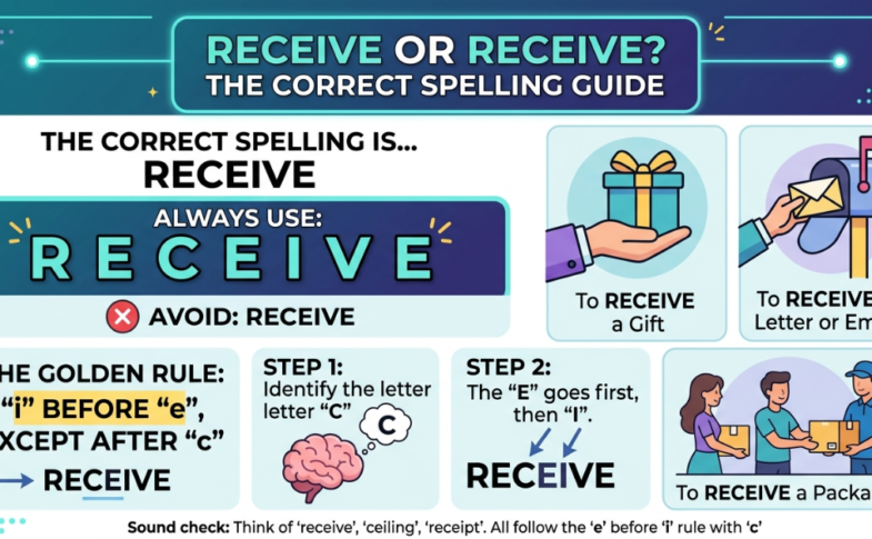 Recieve or Receive? The Correct Spelling Guide