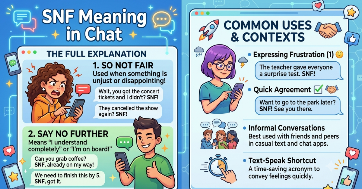 SNF Meaning in Chat: Full Explanation & Uses