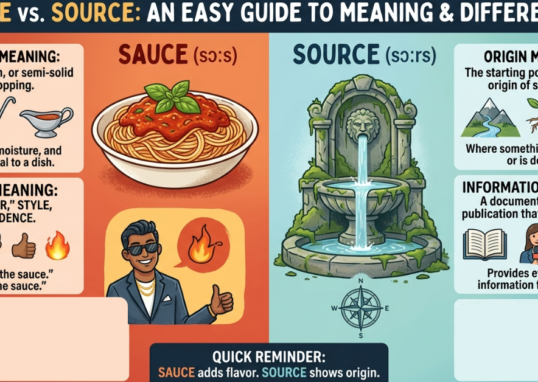 Sauce vs Source: Meaning, Differences & Easy Guide