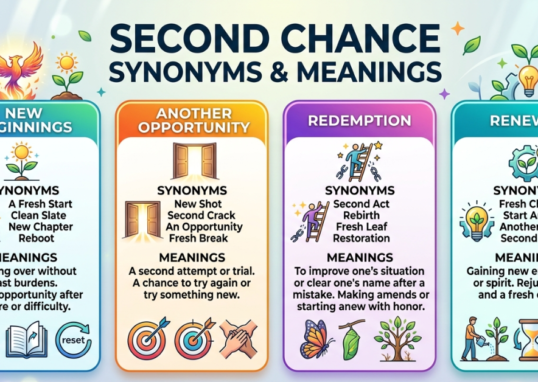 Second Chance Synonym: Best Alternatives and Meanings